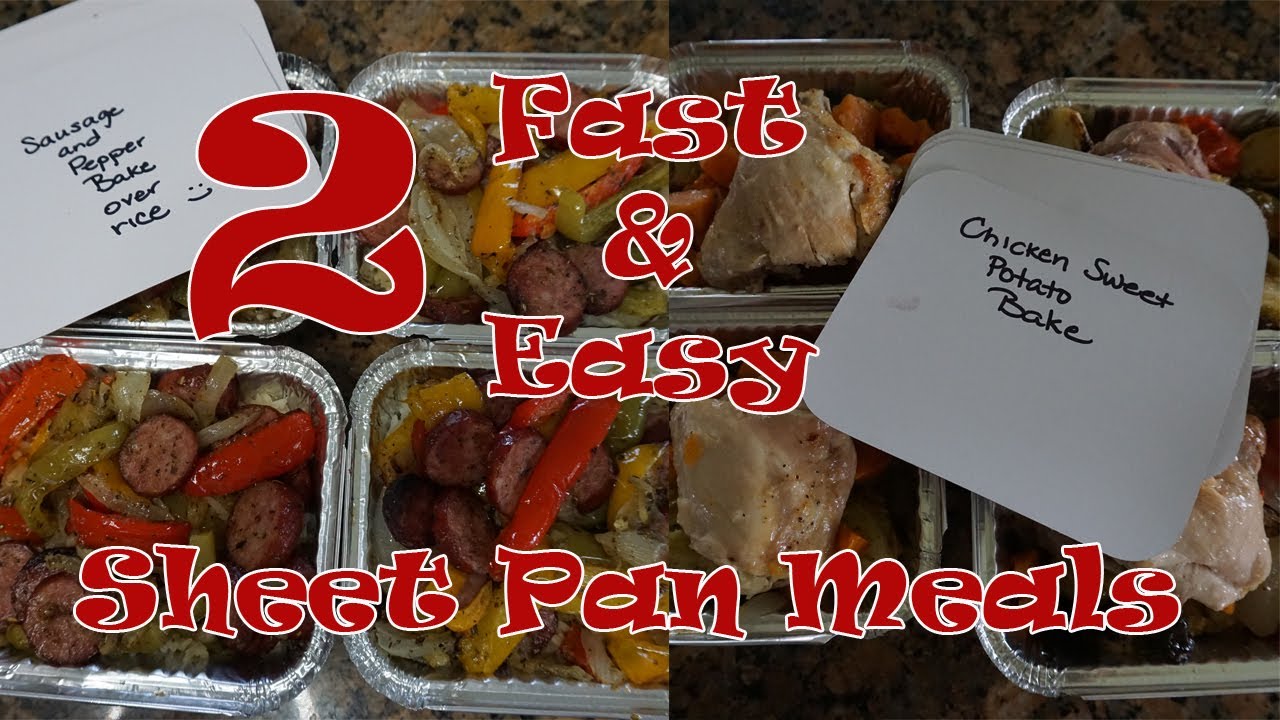 Fast Easy Sheet Pan Meals for Lunch or Dinner