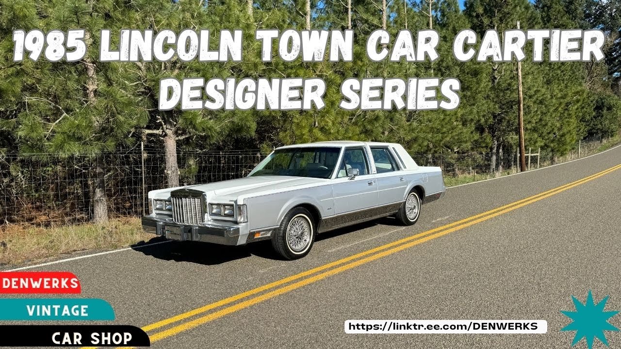 Lincoln Town Car Cartier Designer Series Denwerks 1985 года выпуска на аукционе Bring a Trailer б...