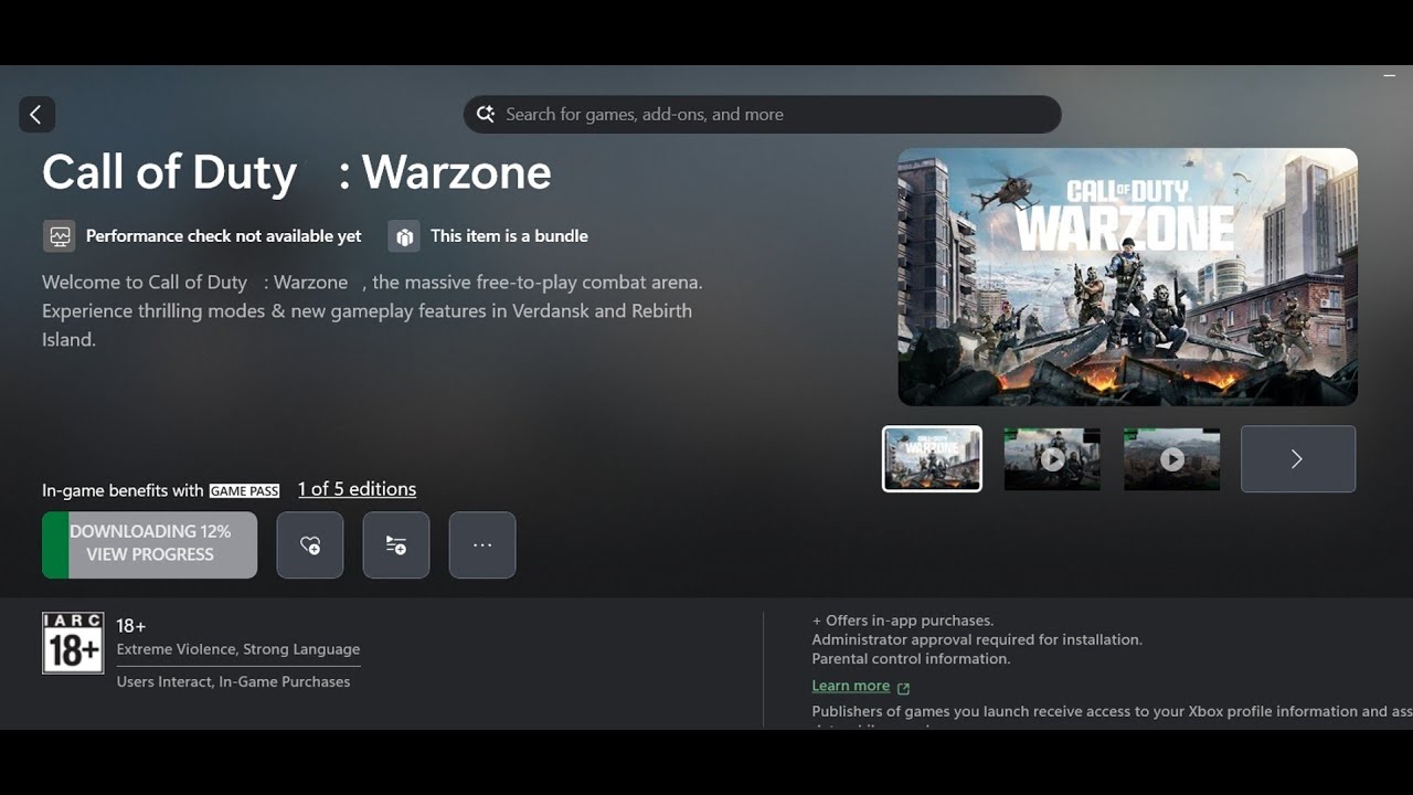 Fix Call of Duty Warzone Not Installing On Xbox App/Microsoft Store On PC