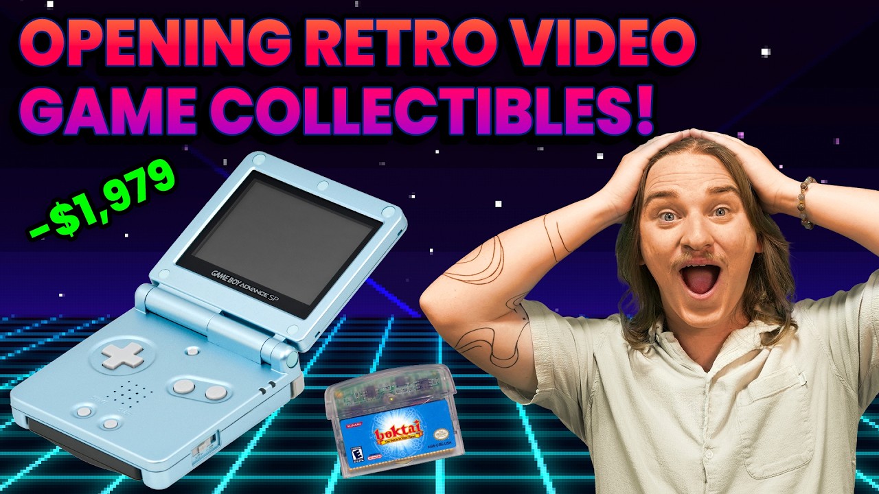 Retro Unboxing: Sealed Game Boy Advance SP, Boktai: The Sun Is in Your Hand, and more!