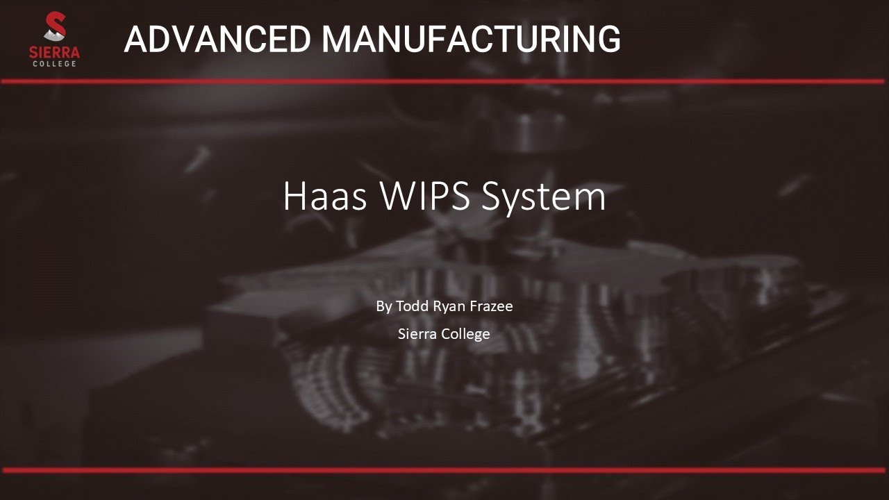 Haas WIPS System Lecture