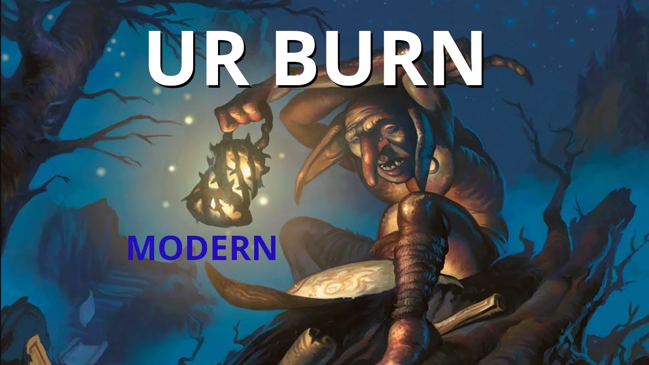 Оригинальная идея, которая не моя... UR BURN в Modern! MTGO League Magic с руководством по Goblin...