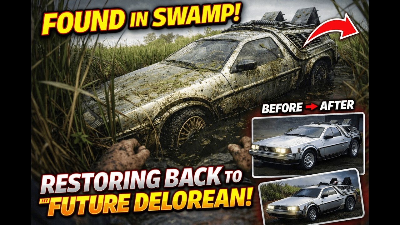 Restoring an Abandoned Back to the Future DeLorean Found in a Swamp | Iconic Restoration