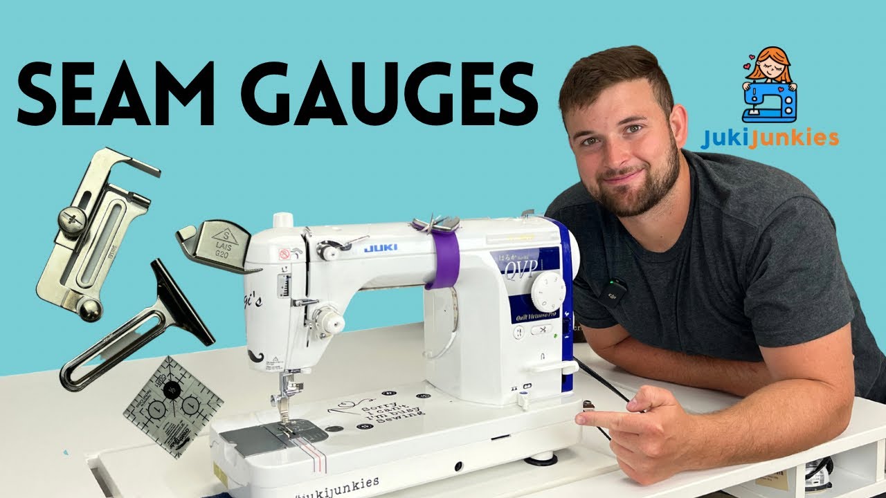 JUKI SEAM GAUGES! (HOW TO USE?)