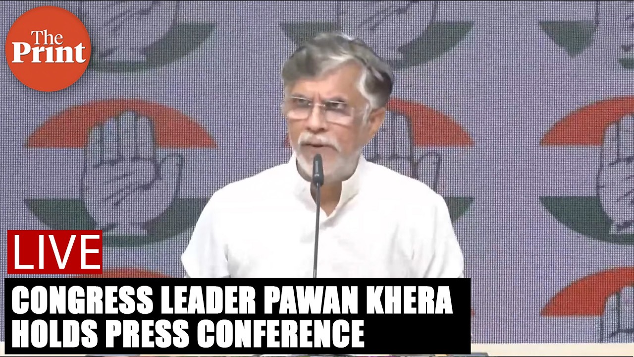 LIVE: Congress Leader Pawan Khera Holds Press Conference
