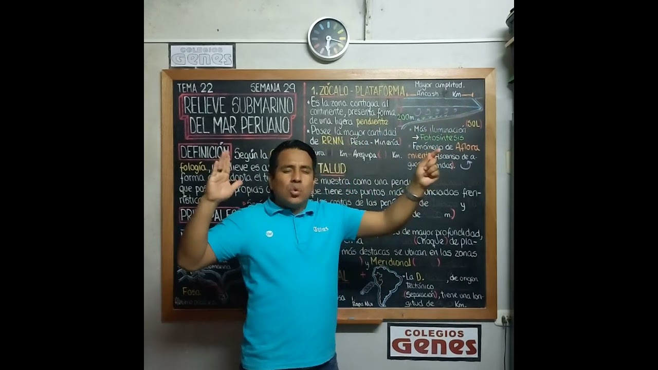 2DO AÑO - GEOGRAFÍA - RELIEVE SUBMARINO DEL MAR PERUANO