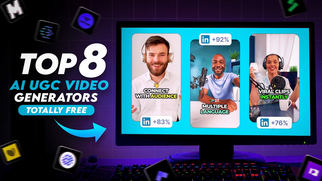 Top 8 Free AI UGC Video Generators You Can Use Right Now!