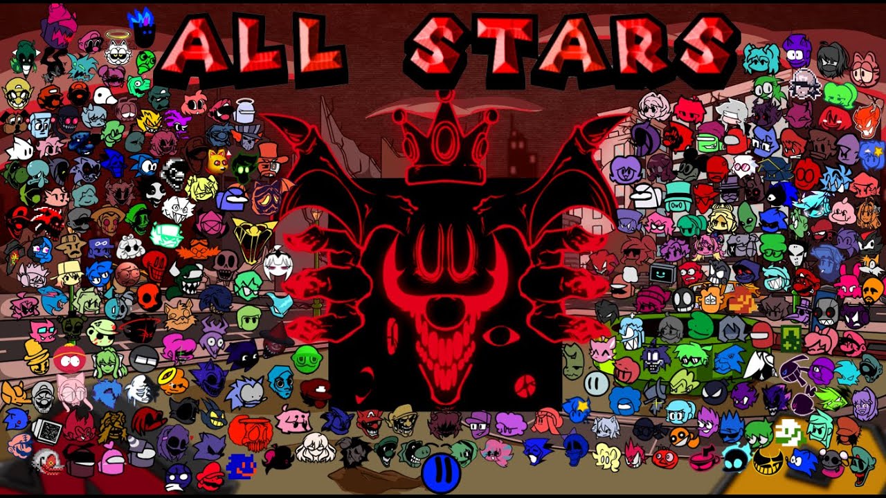 All Stars But Every Turn A Different Character Sings It. (FNF Mario's Madness)