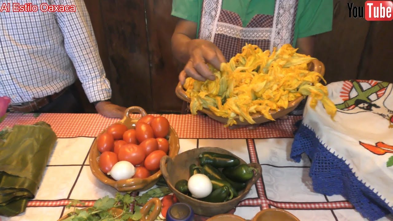 Hoy preparo unos ricos tamales de flores de calabaza, algo muy natural