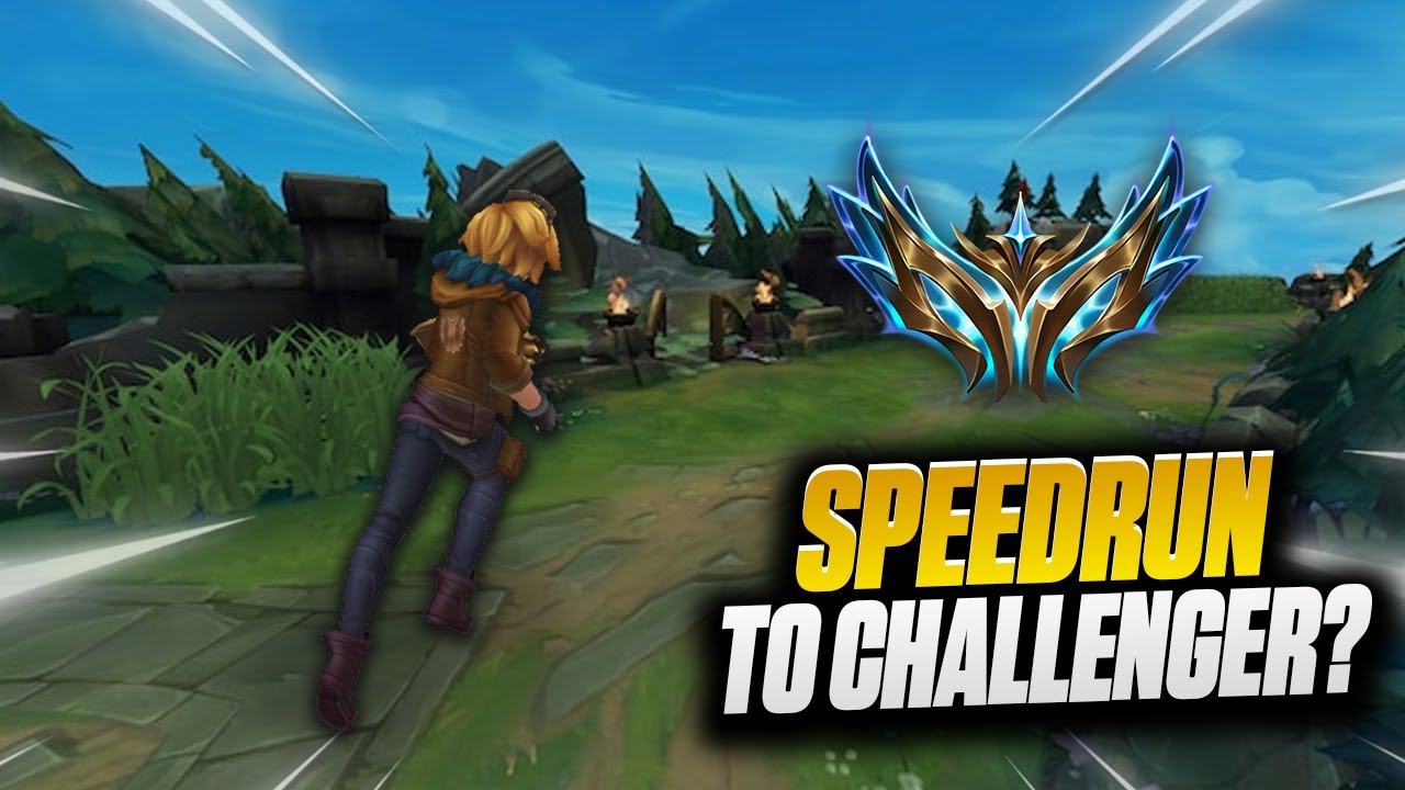 Скоростное прохождение до ранга Challenger до конца сезона! (Полное прохождение игры за Эзреаля в...