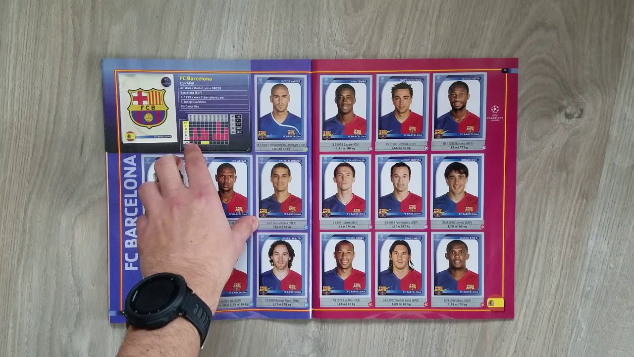 Full Completed sticker album Panini UEFA Champions League 2008-2009
