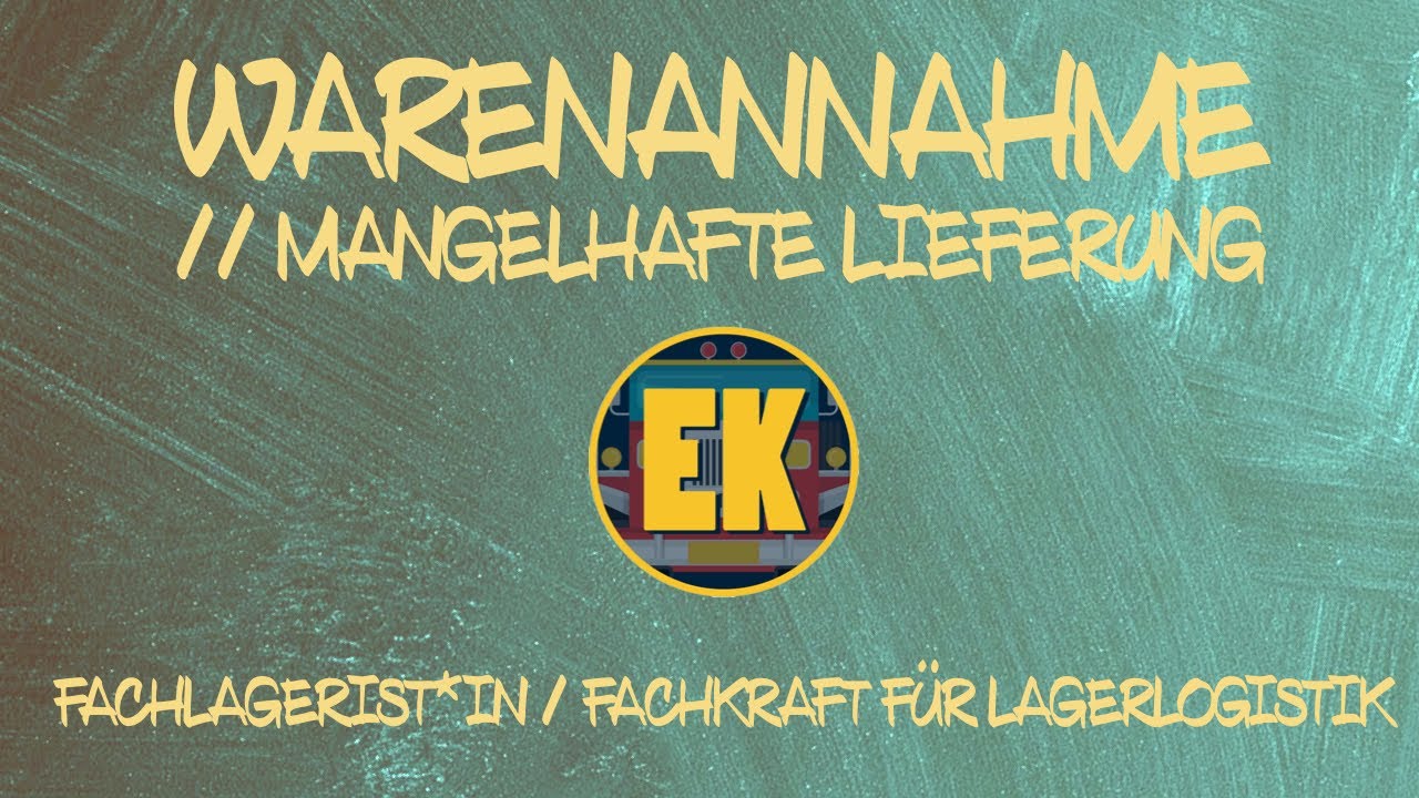 Lernfeld 1 Warenannahme // Mangelhafte Lieferung