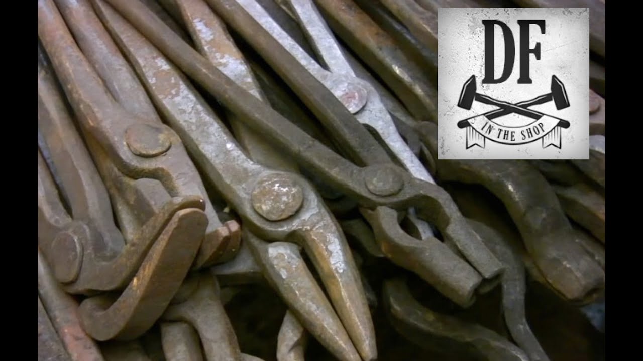 Forging Basic  Blacksmith Tong Shapes - DF In The Shop