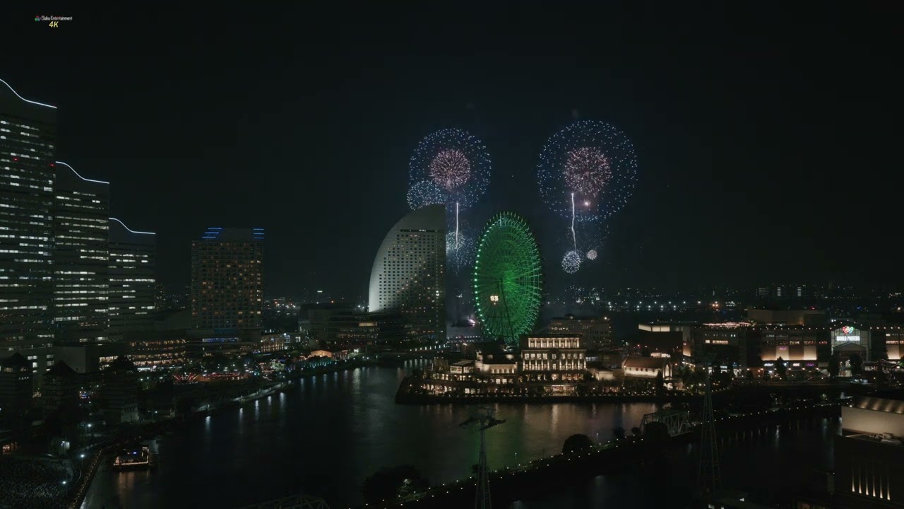 「みなとみらいスマートフェスティバル2025｜Nikon Z9・Z8・Z6IIIで捉えた横浜の夜空｜ホテルからの絶景花火映像」