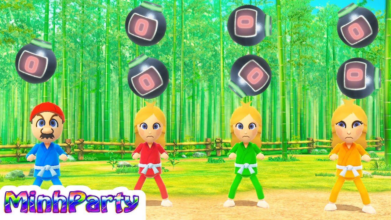 Wii Party U Dojo Domination Mario Gameplay #2