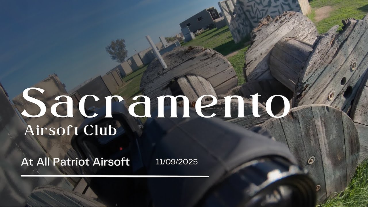 Sacramento Airsoft Club at All Patriot Airsoft || J.M. Footage - 11/09/2025