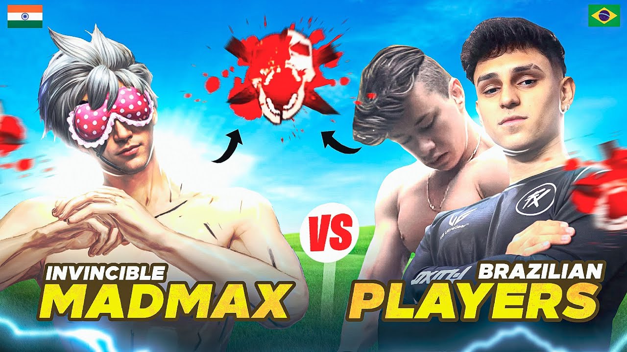 NG MADMAX🇮🇳 Vs Brazilian Player🇧🇷| Freestyle Gods📲🌪️