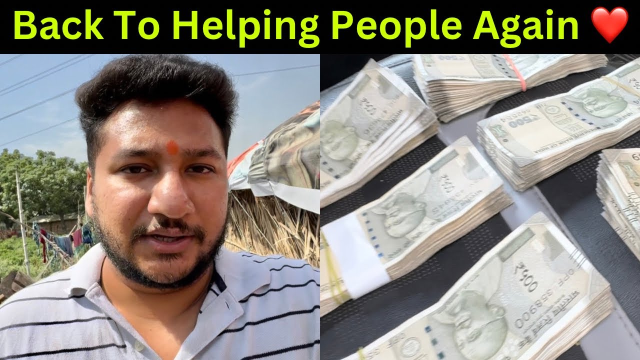 Sandeep Bhatt Is Back 😊 Helping Families Who Lost Their Home 🙏 ​⁠@sandeepbhatt