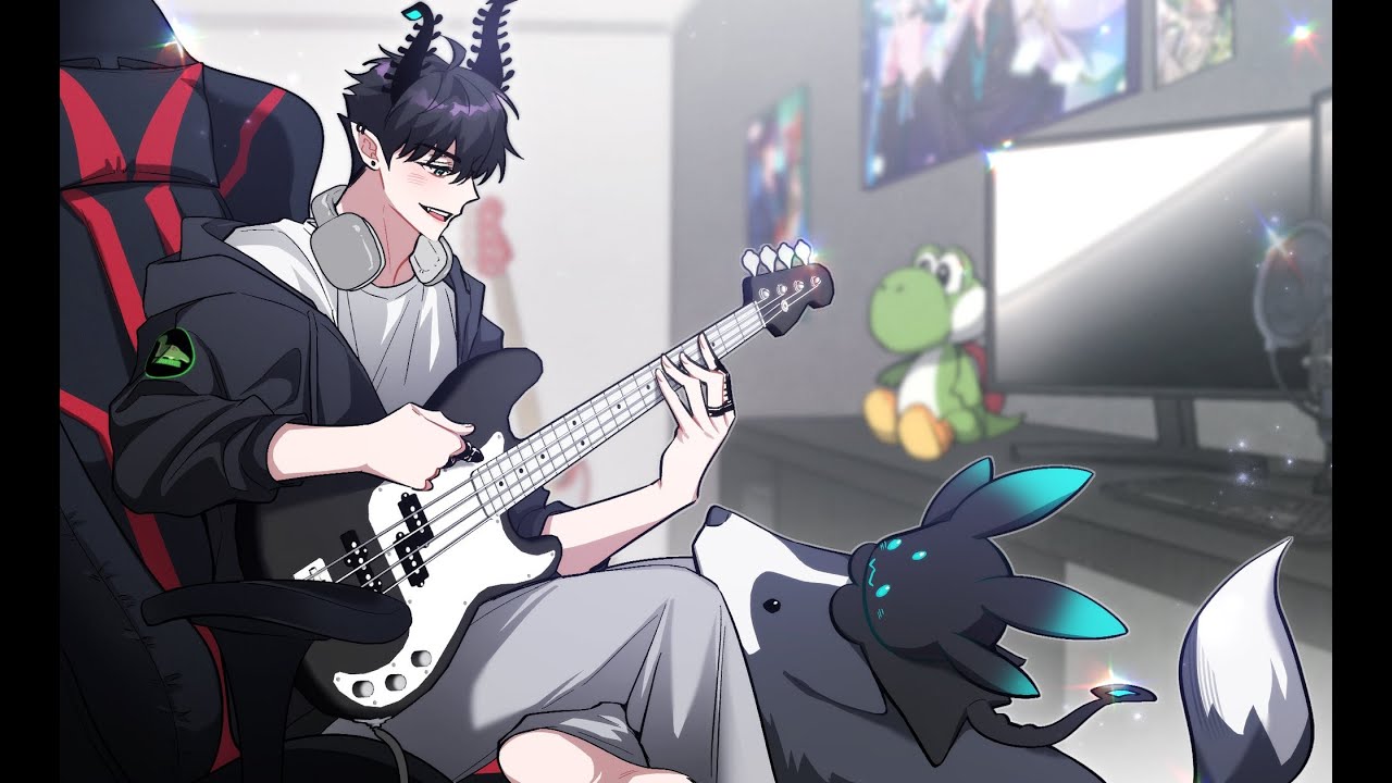 PLAYING BASS GUITAR FOR U 【NIJISANJI EN | Ren Zotto】