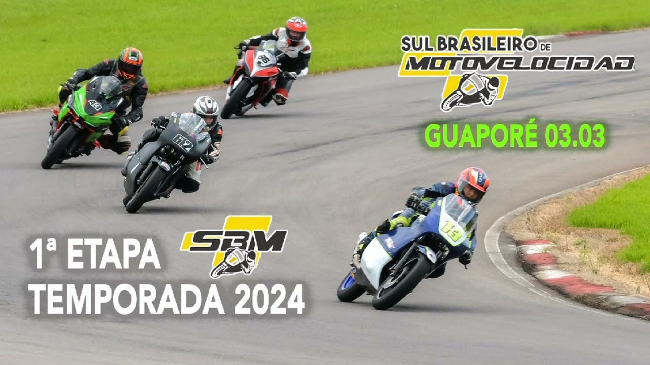 Sul Brasileiro de Motovelocidade - 1ª etapa Guaporé 03.03.2024