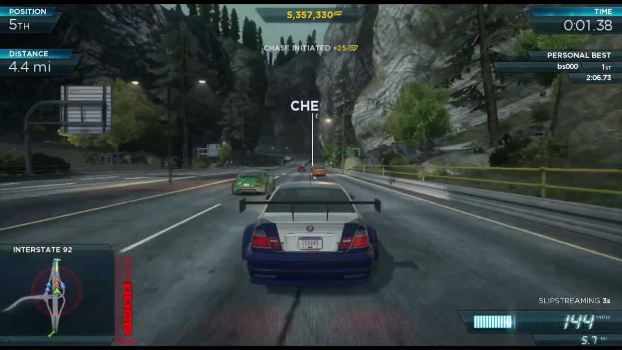 Need for Speed: Most Wanted (2012) BMW M3 GTR Gameplay All Events - NFS Heroes DLC