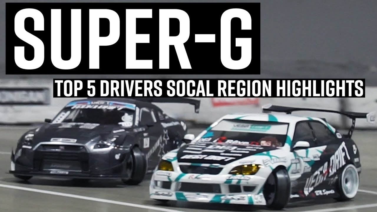 RWD RC DRIFT BATTLES! // Top 5 Drivers of the Socal Region Highlights