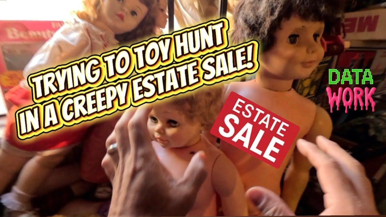 Поиск игрушек на распродаже имущества в доме, полном кукол! Что я нашла?? #поискигрушек #находкис...