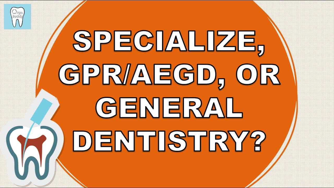 Should I Specialize? | Dentistry
