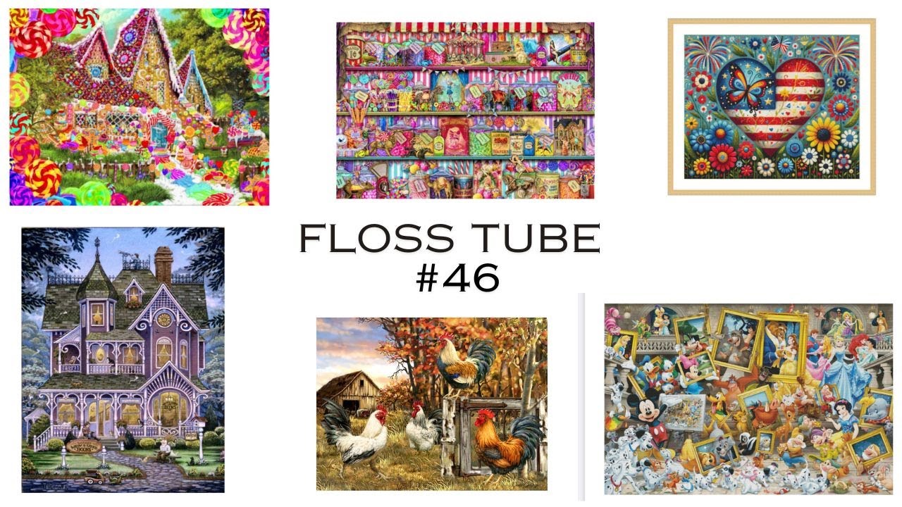 FlossTube #46 - I have some fully finish pieces.