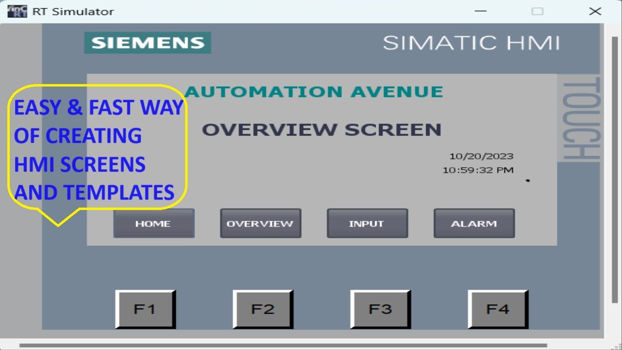 Siemens HMI Screen & Template Creation In TIA Portal | Download HMI Program | KTP400 Basic PN Touch