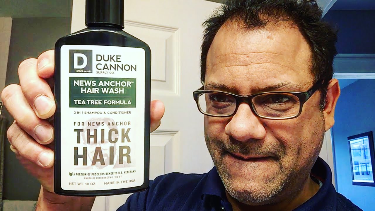 DUKE CANNON News Anchor Hair Wash | average guy tested  #APPROVED