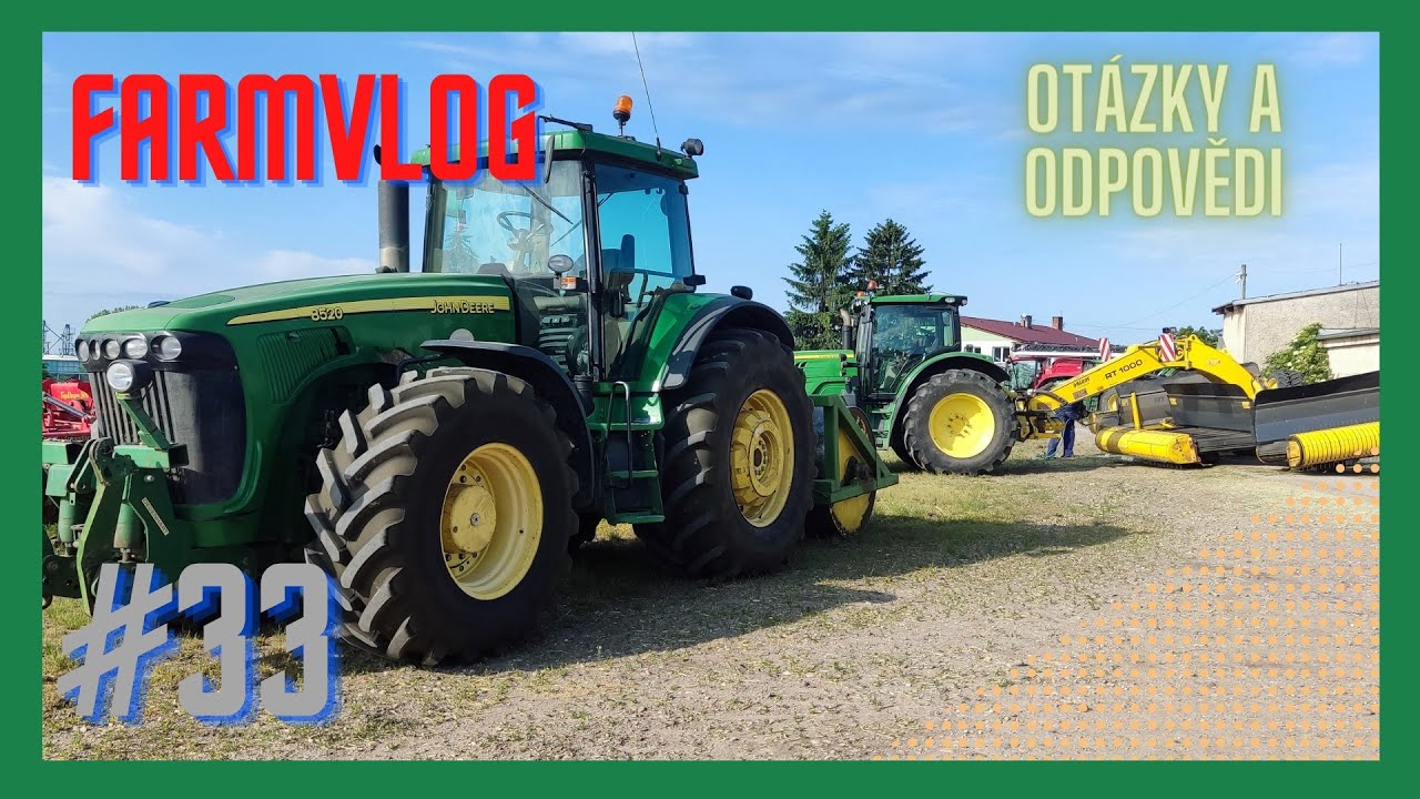 ŠLAPÁNÍ JÁMY 2 / John Deere 8520/ Farmvlog#33/ Q&A ? 🚜🚜🚜