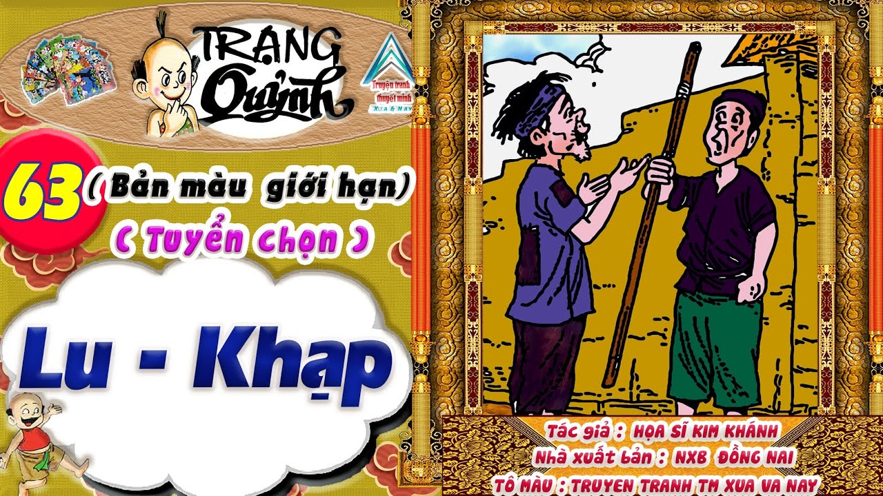 Trạng Quỷnh I Tập 63 I Bản màu giới hạn tuyển chọn: Lu Khạp @Truyen tranh TM xua va nay