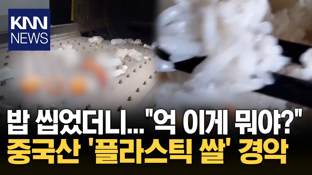 중국 '또' 가짜 쌀 제조? 