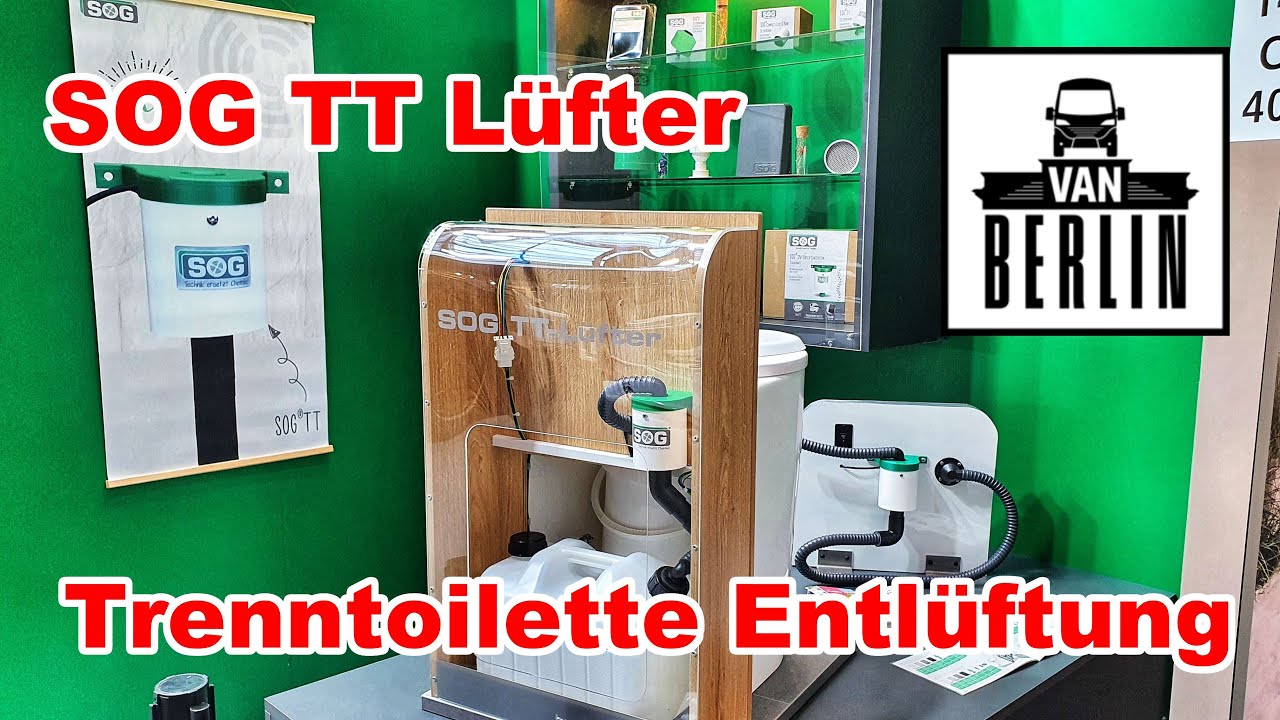 Entlüftung der Trenntoilette mit dem SOG TT Lüfter | Einsatz 24/7 im WoMo oder Wohnwagen | CSD 2022