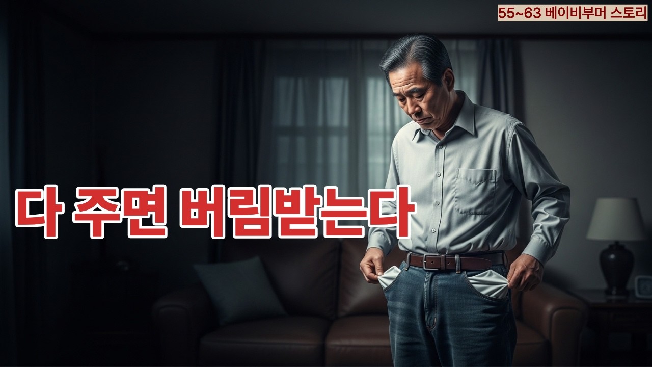 자식에게 다 퍼주면 결국 버림받습니다. 노후 파산 막는 냉정한 부모의 선택 6070 필수