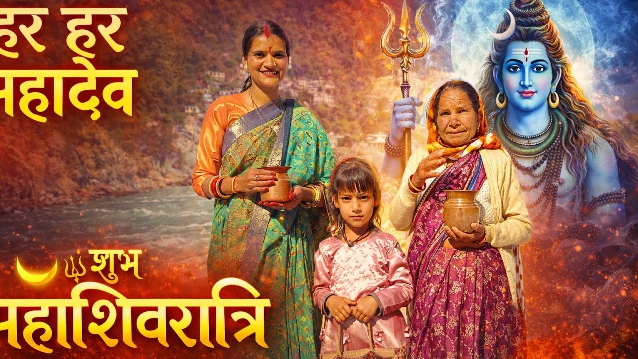 🔱 हर हर महादेव – महाशिवरात्रि की पावन शुभकामनाएँ