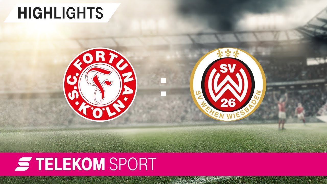 Fortuna Köln - SV Wehen Wiesbaden | Spieltag 14, 18/19 | Telekom Sport