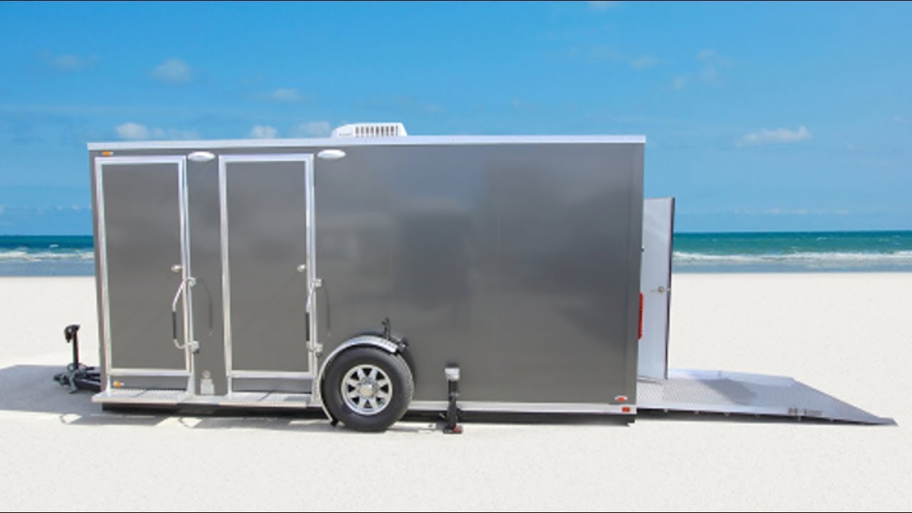 ADA Portable Restroom Trailer +2 Station | Oahu Series