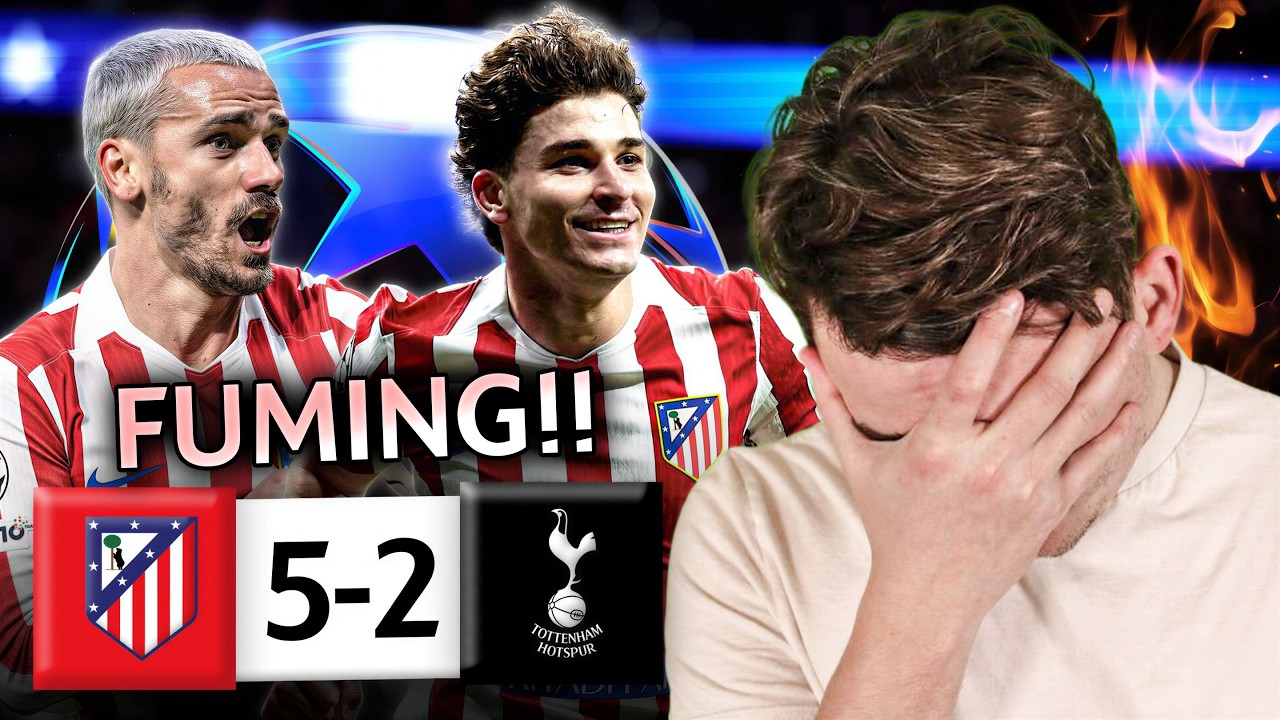 I AM F*CKING FUMING! SACK TUDOR NOW! 🤬 Atletico Madrid 5-2 Tottenham  (EXPLOSIVE RANT)