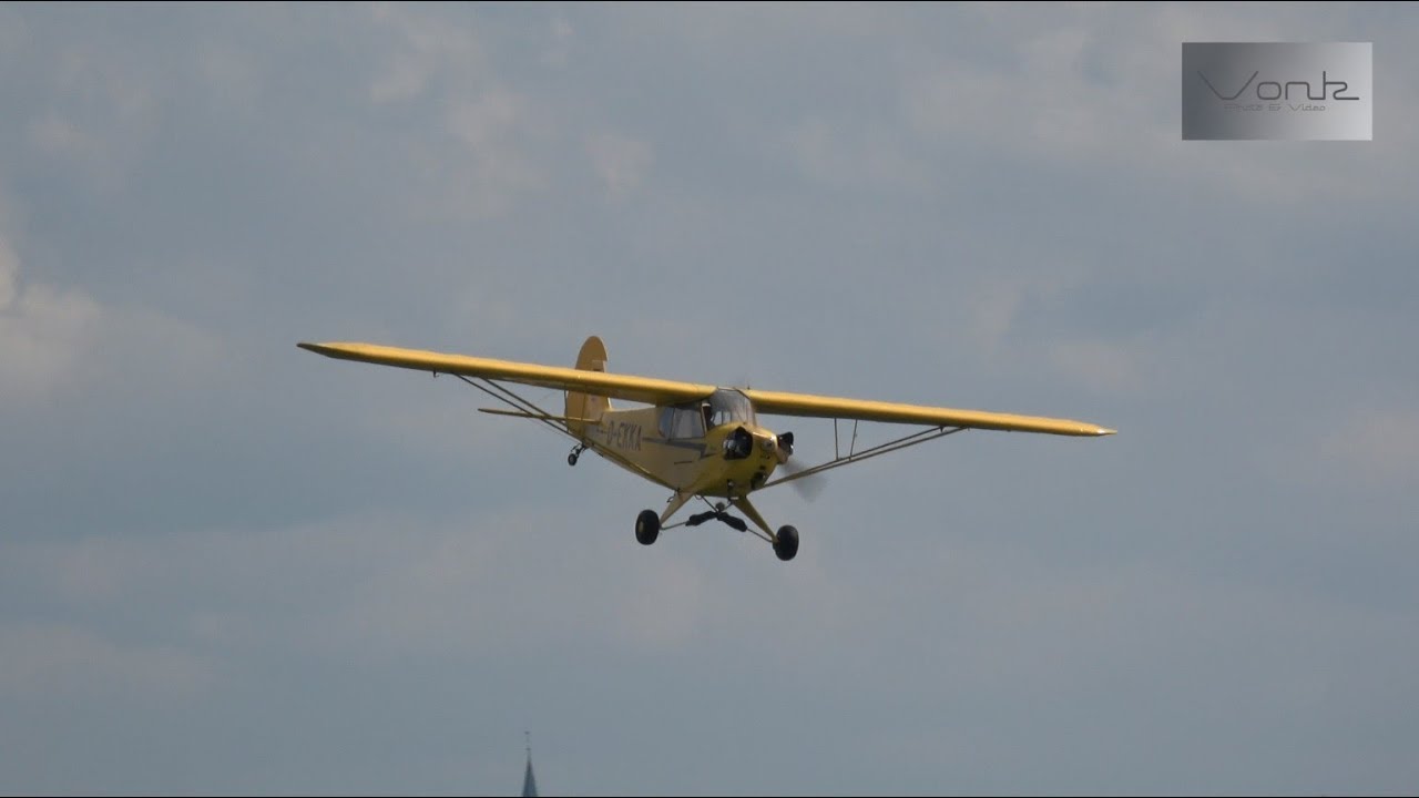 Plane Spotting at flugplatz Osnabrück-Atterheide 10-09-2017 : Strong crosswind landings