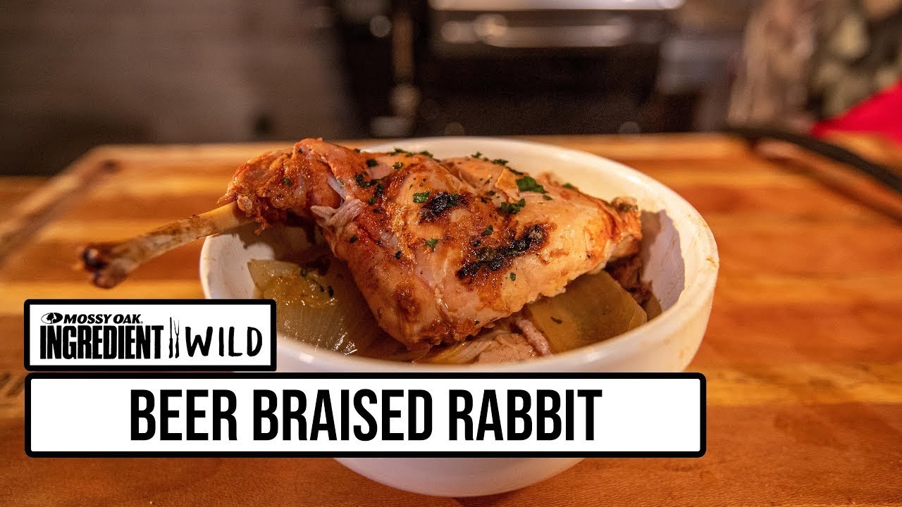 Beer Braised Rabbit and Garlic with the BBQ Ninja &bull; Ingredient Wild