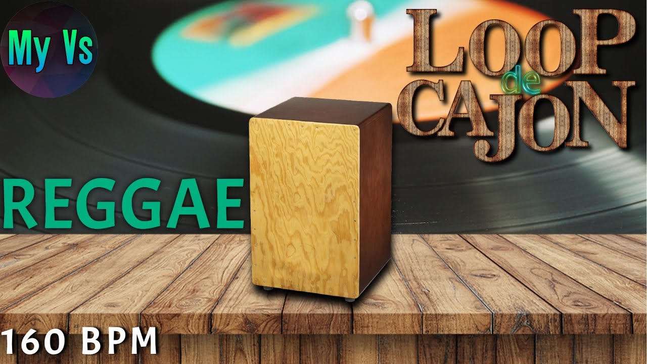 📦 LOOP de CAJON [ REGGAE 1 ] para TOCAR e COMPOR | bpm 160 loop drums