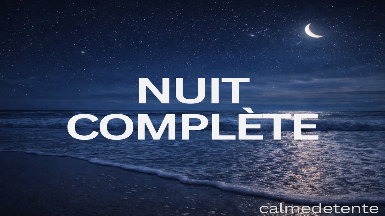 Dormir Paisiblement Jusqu’au Matin 🌙 | Vagues Lentes & Respiration Profonde (10h)