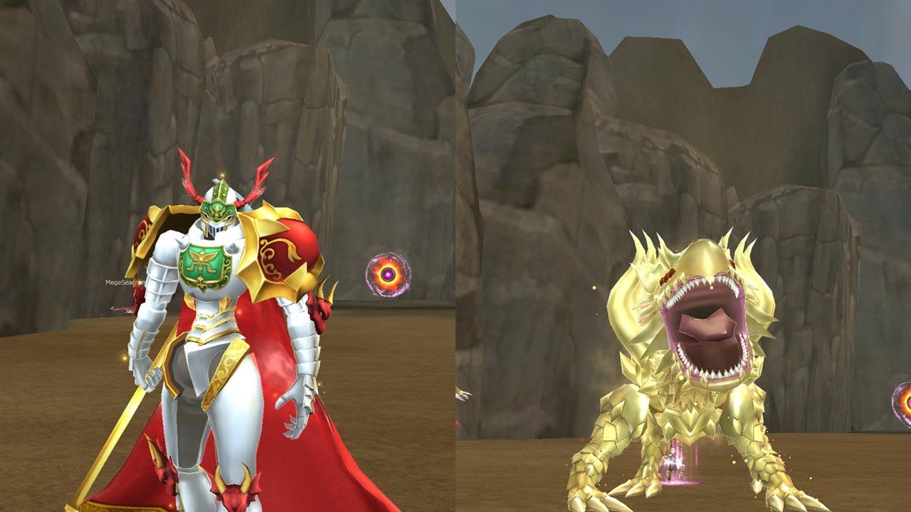 MedievalDukemon is still STRONG after event buff! (vs Fanglongmon Shin) - Digimon Masters Online