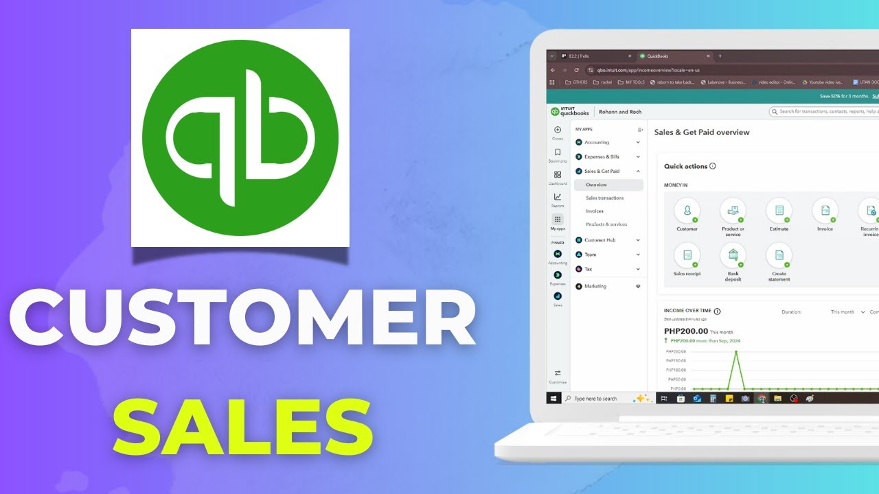 QuickBooks Online Tutorial: How to Create a Sales by Customer Report (Step-by-Step)