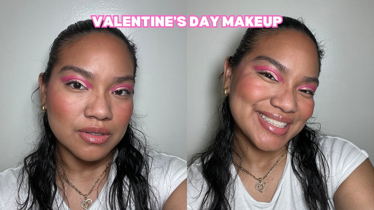 Soft Pink Valentine’s Day Makeup 💕 (Beginner Friendly Tutorial)