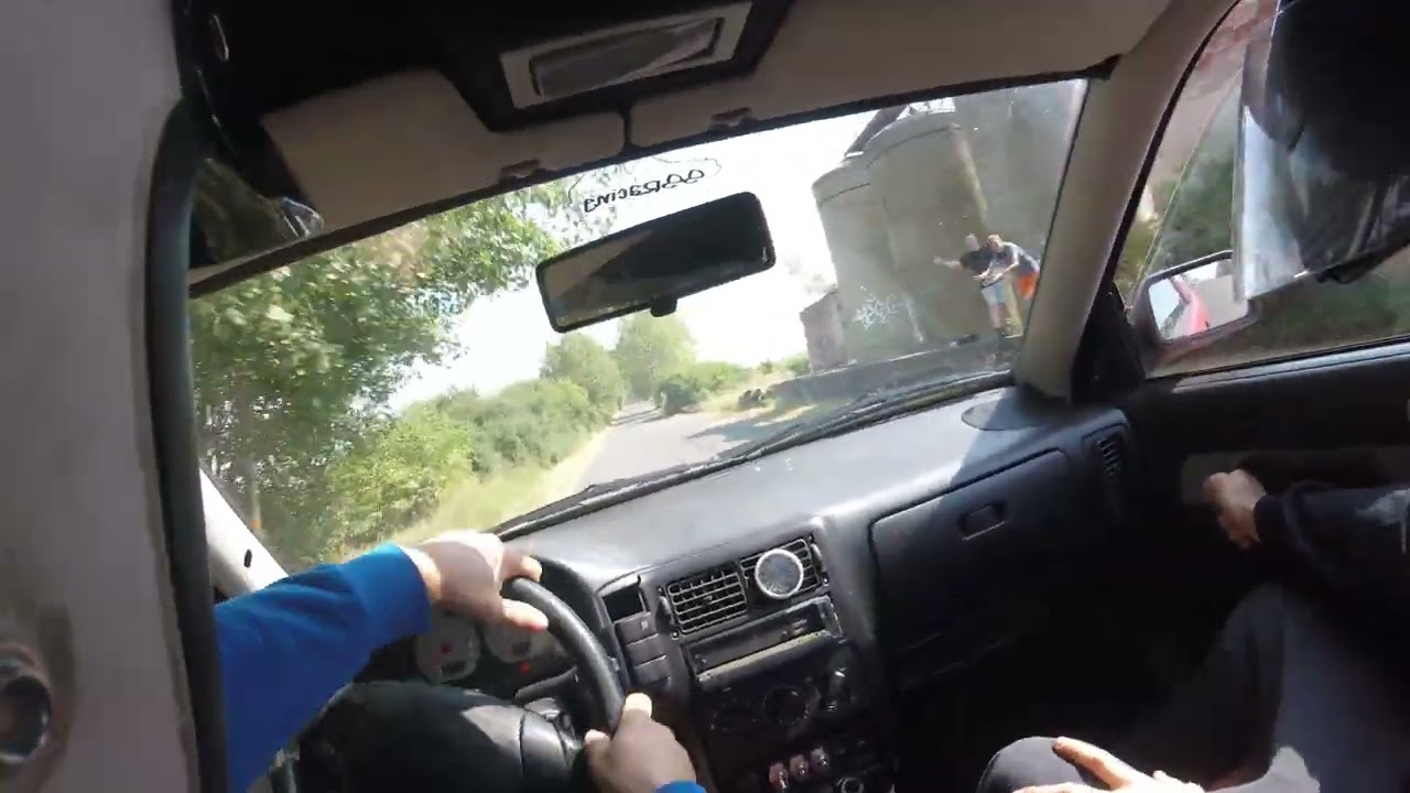 RallyShow Doln&aacute; Strehov&aacute; 26.8.2023 - Peťo V&yacute;boch - Seat Ibiza 16V TDi - A3 1. Jazda - Crash