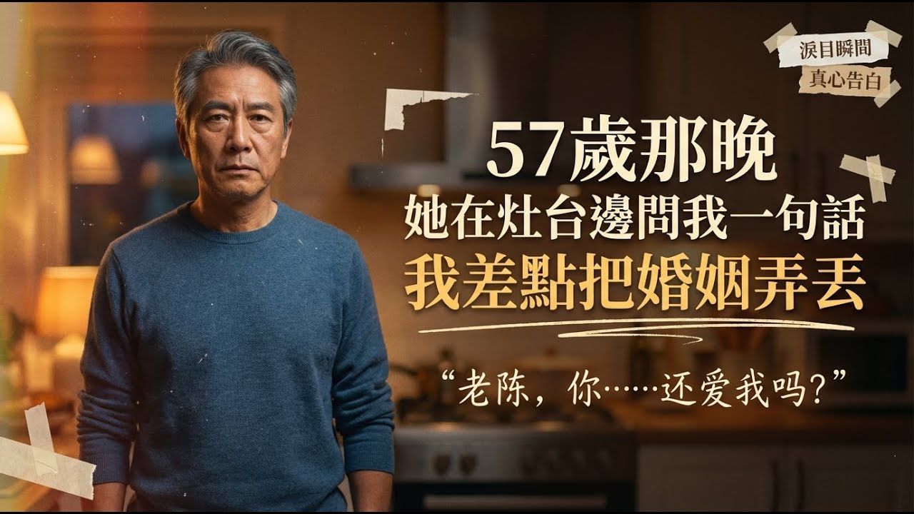 57歲那晚，她在灶台邊問我一句話，我差點把婚姻弄丟