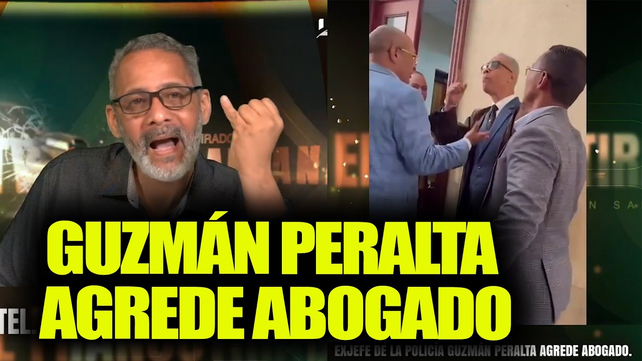 Exjefe de la Policía Guzmán Peralta llama BABOSO a abogado en Palacio de Justicia